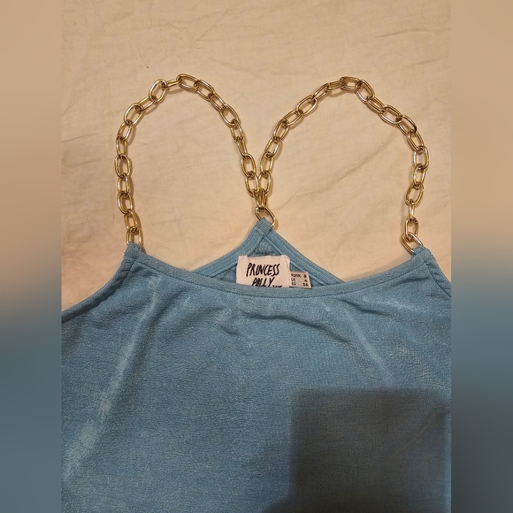 Princess Polly Chain Strap Crop Top Women's Size 4 - Picture 2 of 6